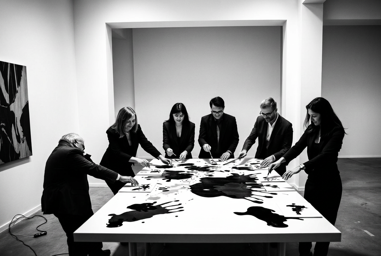 Atelier de peinture intuitive en galerie — WIP Flow